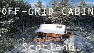 OFF-GRID CABIN IN THE SCOTTISH HIGHLANDS - LOTS OF SNOW!