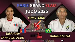 🏆 Final -63Kg |  Enkhriilen LKHAGVATOGOO (MGL)  vs Rafaela SILVA (BRA) | PARIS Grand Slam 2026 🏆