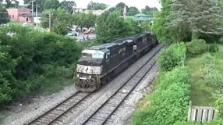Southbound NS Intermodel Train Under Slow Orders @ Abingdon, VA on 6/30/18
