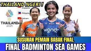 WASPADA! JADWAL FINAL BADMINTON SEA GAMES 2025 HARI INI #seagames