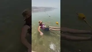 I Tried Holding Rocks While Floating In The Dead Sea...
