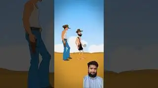 Caveman as Cowboy 🤠 | Funny Caveman Cartoon #shorts #cowboy