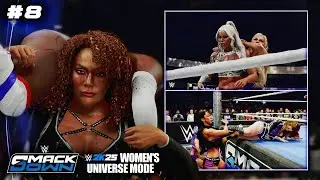 WWE 2K25 Women's Universe Mode #8 - Smackdown