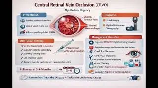 Central Retinal Vein Occlusion @DrTiniTinyHumans 