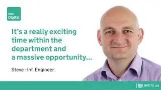 Infrastructure Engineer Steve - It's a really exciting time within the department...