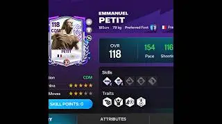 Emmanuel Petit - best cdm under 800 shards?🤔 #fcmobile