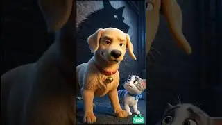 dog aur cat ki dosti | emotional animal story 🐶🐱 | short video