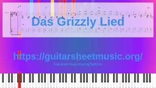 Das Grizzly Lied Sheet Music Free, Synthesia Piano