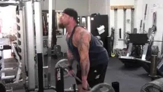 Barbell Power Shrugs - Traps Exercise