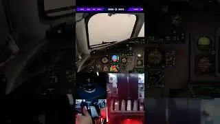 Near collision with terrain! | GPWS saves the day! Low Visibility approach #aviation #msfs2024 #msfs