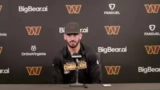 LIVE: QB Marcus Mariota Speaks to the Media After Practice | Washington Commanders
