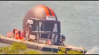 🚨 Cleveland Browns Alpha Dawg Helmet Reveal Gone Wrong! 🐶🏈