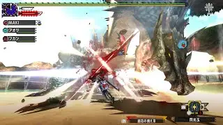 【MHXX/HD】改めてブシドー太刀と鏡花の構えⅢの良さを太刀初心者が皆に伝えるVSモンハン部獰猛ラギア【ソロ】