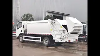 Japan 8m310m3 Isuzu Rear Load Refuse Garbage Compactor Trucks