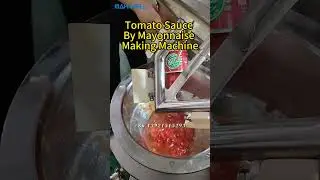 Tomato sauce is made by a mayonnaise making machine#tomatosauce  #saucemakingmachine #howtomake