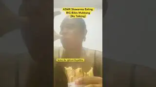 ASMR Shawarma Eating|Satisfying. BIG Bites Mukbang(No Talking) #asmr #shorts #asmreating #asmrsounds