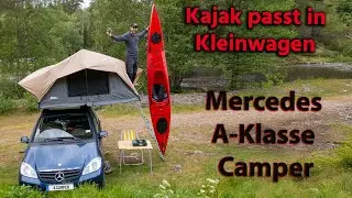 Mini Camper aus einer Mercedes A-Klasse gebaut - Klein, aber alles dabei!
