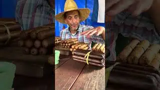 This is how Cuban cigars are made in Vi&ntilde;ales 🇨🇺🔥 #travel #viral #shorts #youtube