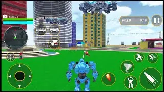 Dragon Robot Police Truck Games - Android Gameplay #2