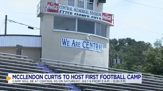 Central High School, Mocs alum McClendon Curtis to host first football camp this weekend
