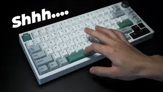 this keyboard sounds like stepping on snow&hellip;