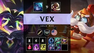 Vex Mid vs Corki - NA Challenger Patch 25.19