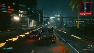 Cyberpunk 2077 - Driving Claire's Beast In City Center Street Race (Very Hard Difficulty)