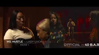 Ms. Hustle vs Lady Luck | 40 Barrs vs O'fficial Recap #qotr #battlerap