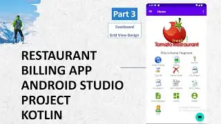 Part 3 Restaurant billing app | Android Studio Projects | Kotlin