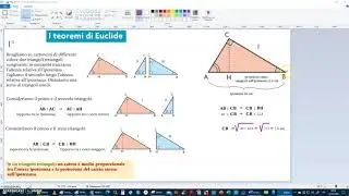 1° TEOREMA DI EUCLIDE CON ESEMPIO