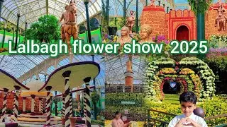 Lalbagh Flower Show 2025 | Rani Chennamma & Sangolli Rayanna Theme | Bangalore Glass House