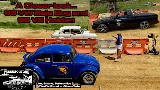 A Closer look...69 VW Baja Bug and 96 VS Holden,  Parakao Dirt Drags