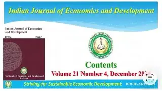 Impact Factor 2025 || Contents IJED 21 (4) December 2025 || NAAS Score || Impact Factor: 0.2 (2025)