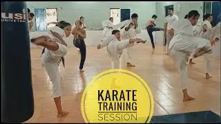 Elevating mind and body through the precision of each karate move in class.