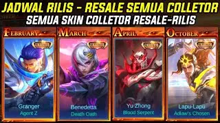 JADWAL RILIS/RESALE SEMUA SKIN COLLETOR DARI JANUARY SAMPAI DESEMBER 2026 MOBILE LEGENDS