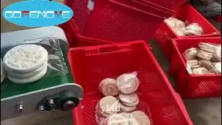 White Jimo Bread Packaging Machine, Easily Solving Packaging Challenges! #Pillow packaging machine