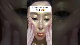 Chinese viral peel off mask for glass skin #ytshorts #viral