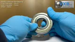 Comparison 30mm inner diameter Angular Contact Bearing 7206B vs Shielded Ball Bearing 6306ZZ