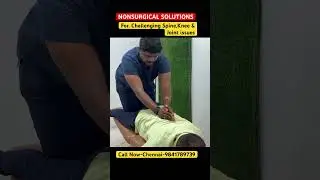 Nonsurgical treatment for back pain and neck pain-Dr Vijay-integrated Chiropractic therapy #drvijay