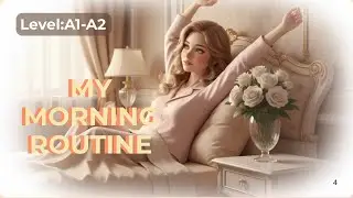 Morning Routine English | Learn Everyday Sentences (3D Animated, A1&ndash;A2)
