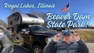 Winter Truck Camping Adventure at Beaver Dam State Park | Cirrus 620 & Ford F-350