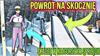 🌟SKI JUMPING 2021🌟 WZNAWIAM KARIERĘ, Wyzwanie: SKACZĘ W NAJGORSZYM SPRZĘCIE [#23]