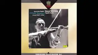 Handel: Violin Sonata No. 2 in G minor, op. 1-10 - Henryk Szeryng, Huguette Dreyfus. Rec. 1981