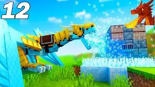 ICE DRAGON FORGE = SUPER STUFF! Minecraft Rats & Fire 12