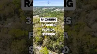 3.1 Acres for Sale in Orange City, Florida for $189,900. R4 Zoning with road access. #shorts #fyp