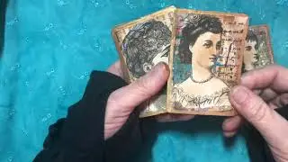 Altered Playing Cards, Grungy Vintage