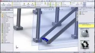Aula 13 - SolidWorks Estrutura Metálica 2º parte a escada.