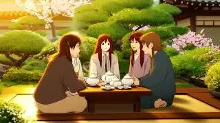 Anime Tea House Bliss 🍵 Lo-Fi Chill Beats to Relax/Study to