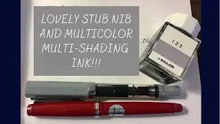 Обзор TWSBI ECO 1.1 Stub nib/Sailor ink studio 123 @TWSBI
