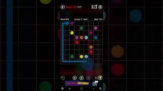 Flow Free 9x9 Level 76 #flowfree #level76 #8x8 #6x6 #7x7 #8x8 #mania #9x9 #10x10